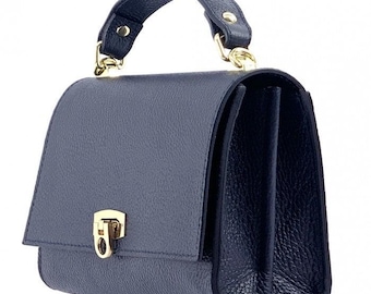 Sorana Italian Leather Shoulder Top-Handle Bag