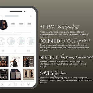 Hair Vendor Canva Templates Bundle Wig Instagram Marketing Posts - Etsy