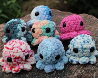 Handmade crochet mini octopi