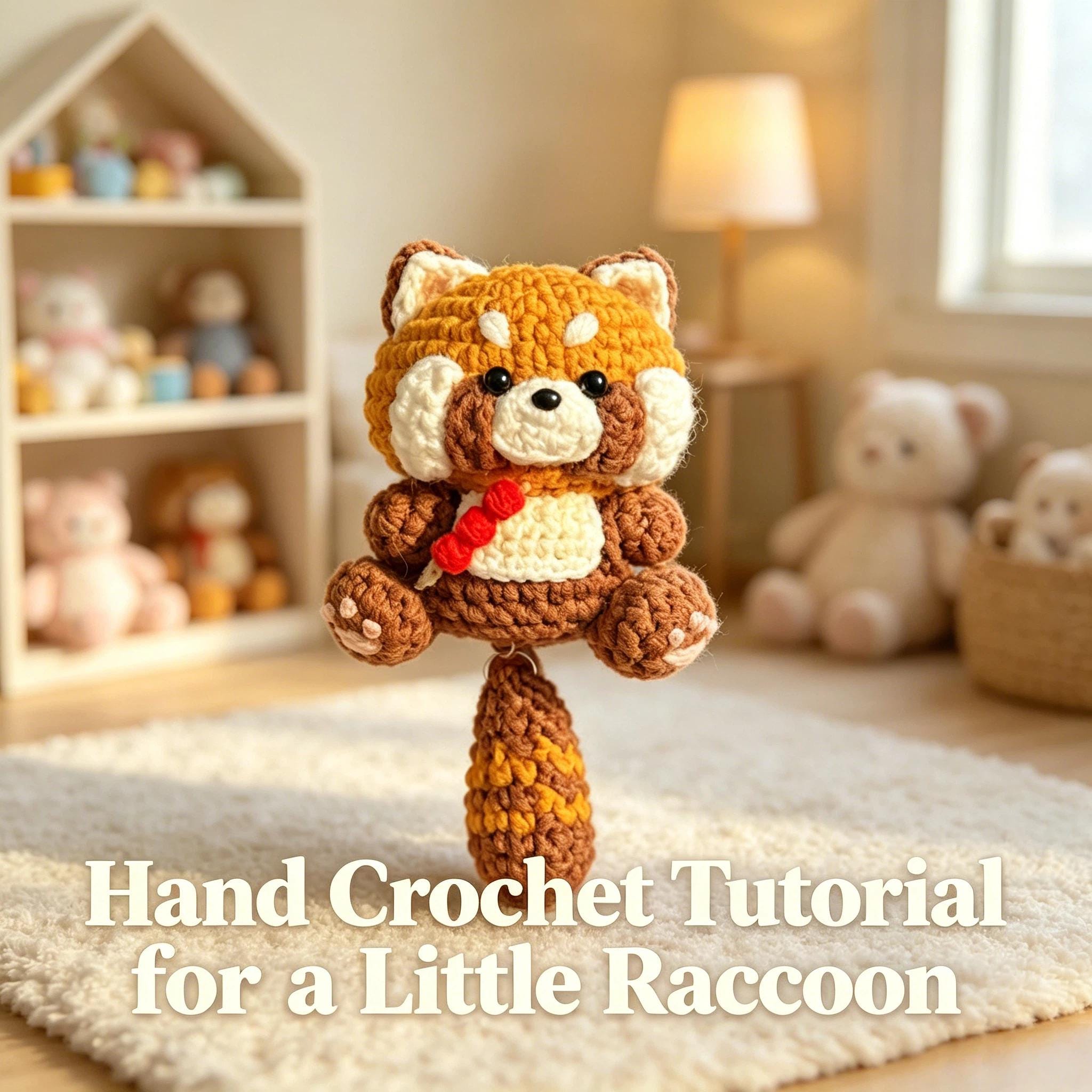 30 Raccoon Crochet Patterns for Woodland Amigurumi, Plushies, and Loveys 12 Beginner-Friendly Raccoon PNG Tutorial