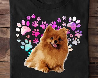 Pomeranian Parent Gift Idea Dog Love Pomeranian T Shirt, Pomeranian Gifts, Pomeranian Shirt, Pomeranian Shirt,Pomeranian Mom, Pomeranian