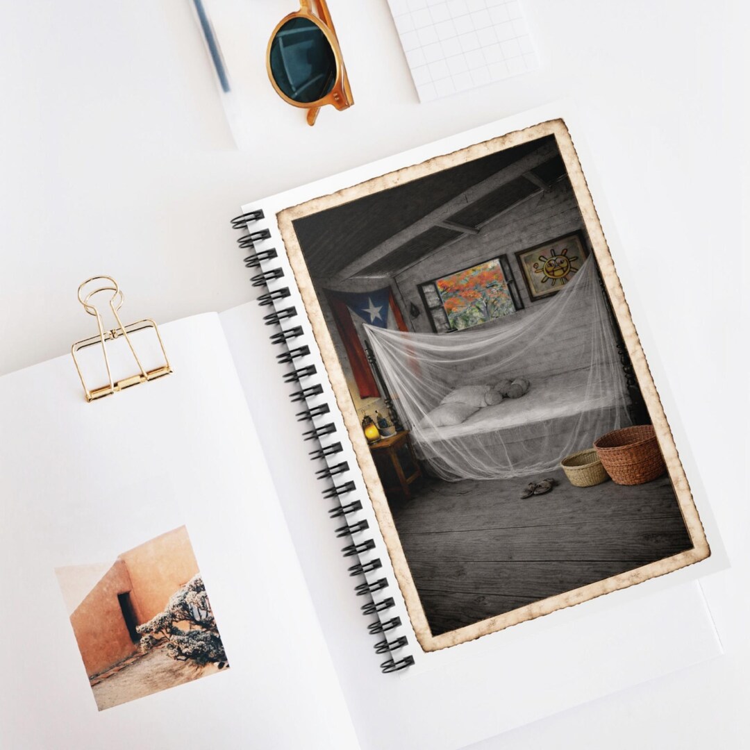 Puerto Rico Vintage Nostalgia Spiral Notebook | Puerto Rican Pride - Etsy