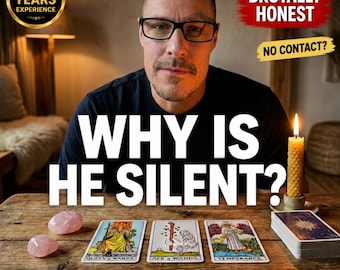 ¿Por qué guarda silencio? Lectura de tarot / Sin contacto / ¿Por qué se alejó? / ¿Qué está pensando? / Lectura psíquica el mismo día