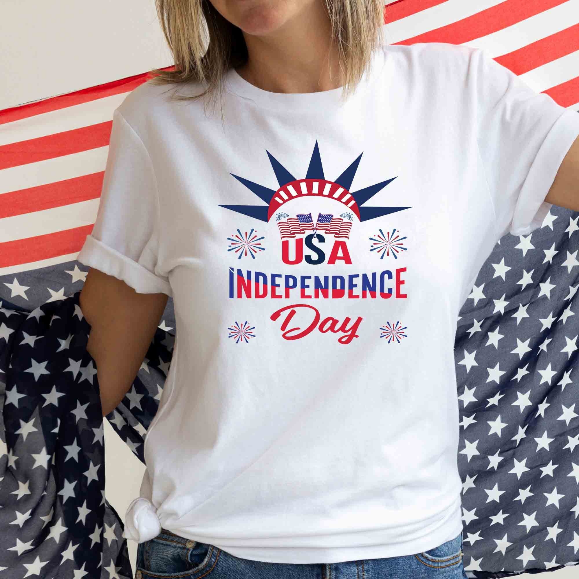 Independence T-shirt American T-shirt 