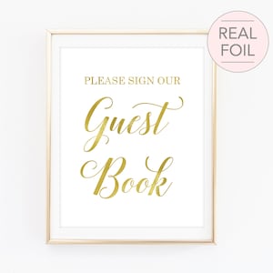 Guest Book Sign Please Sign Our Guest Book Sign Guest Book Wedding Sign Guest Book Table Sign Guestbook Wedding Sign (FS4)