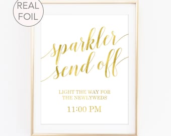 Sparkler Send Off Sign Sparkler Send Off Wedding Sign Wedding Sparkler Send Off Wedding Sparkler Sign (FS4)