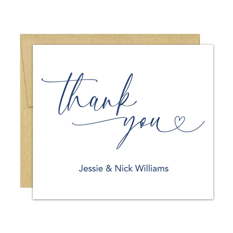 a thank card with the words thank you written on it
