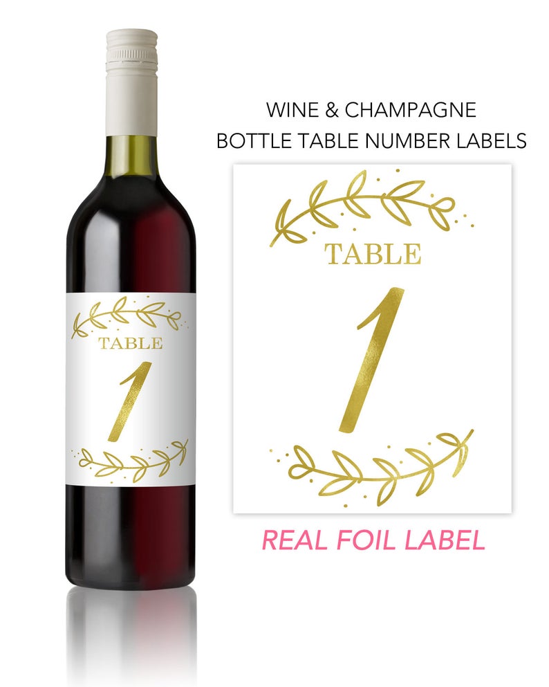 Wedding Wine Table Numbers Wedding Champagne Table Numbers - Etsy