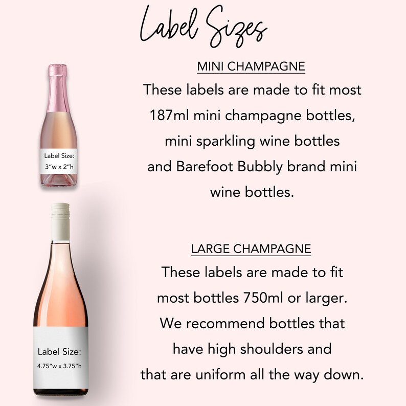 Pop It When She Pops Champagne Labels, Baby Shower Mini Champagne Bottle Labels, Gold Baby Shower Champagne Labels image 2