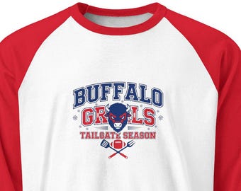 Buffalo Bills Tailgating Season Shirt, Unisex Baseball Tee, Football Fan Shirt, Game Day Apparel, Sports Event Shirt bills mafia