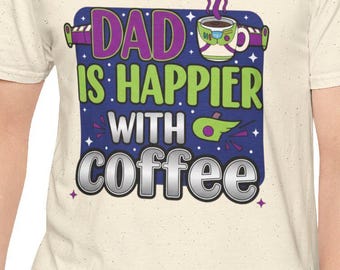 Coffee Buzz Lightyear Unisex T-Shirt, Dad Gift, Funny Graphic Tee, Father's Day Shirt, Coffee Lover Tee