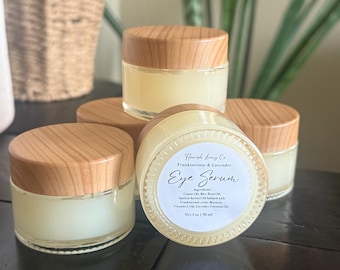 Eye Serum Cream Natural Anti-Wrinkle Oil Frankincense Lavender Moisturizer Gift For Women Skincare Gift