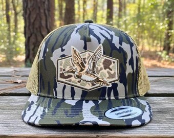 Lucky Duck 3D Puff Embroidered Canvas Hat | Custom Thread Color Trucker ...