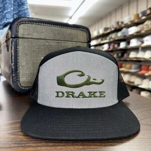 Drake Waterfowl Camo Trucker Hat, Duck Hunting Cap, Embroidered Mesh Back Hat, Outdoor Apparel for Men 11