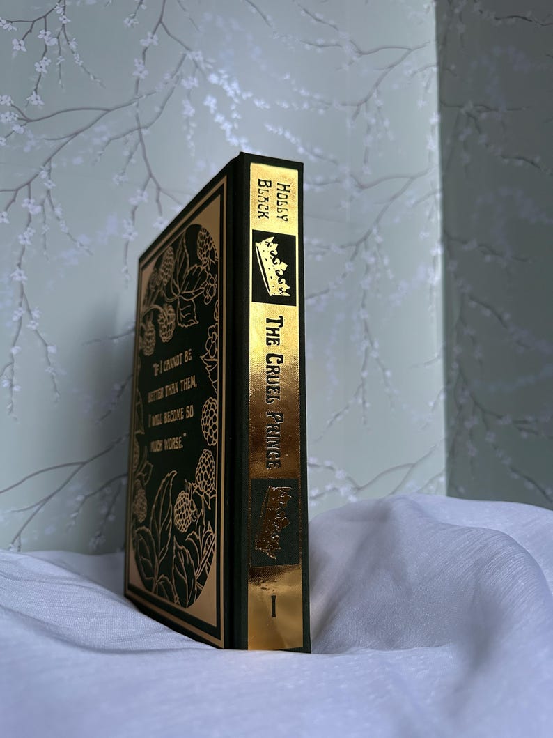 Folk of The Air Omnibus: Handmade Special Edition Book Bind ft. The Cruel Prince, The Wicked King, and The Queen of Nothing by Holly Black image 7