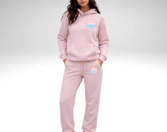 Coastal Mom Club Hoodie – Blush Pink Mom Sweatshirt, Long Island Mom Hoodie, Cozy Everyday Pullover, Coastal Mom Gift