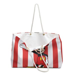 Mickey Mouse Cute Weekender Bag - Disney Travel Tote, Overnight Duffle, Weekend Getaway Purse, Character Luggage Organizer, Gift for Kids image 3