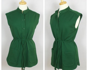 forest green tunic dress