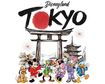 Disneyland Tokyo Mickey & Friends Png, Disney Matching Family Shirt Png, Disneyland Japan Trip Png, Disneyland Paris Vacation 2026 Png