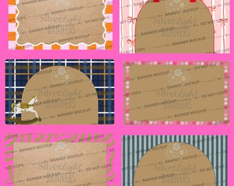 Mega Banner Border Bundle: Editable DIY Painted Sign (Digital Download)