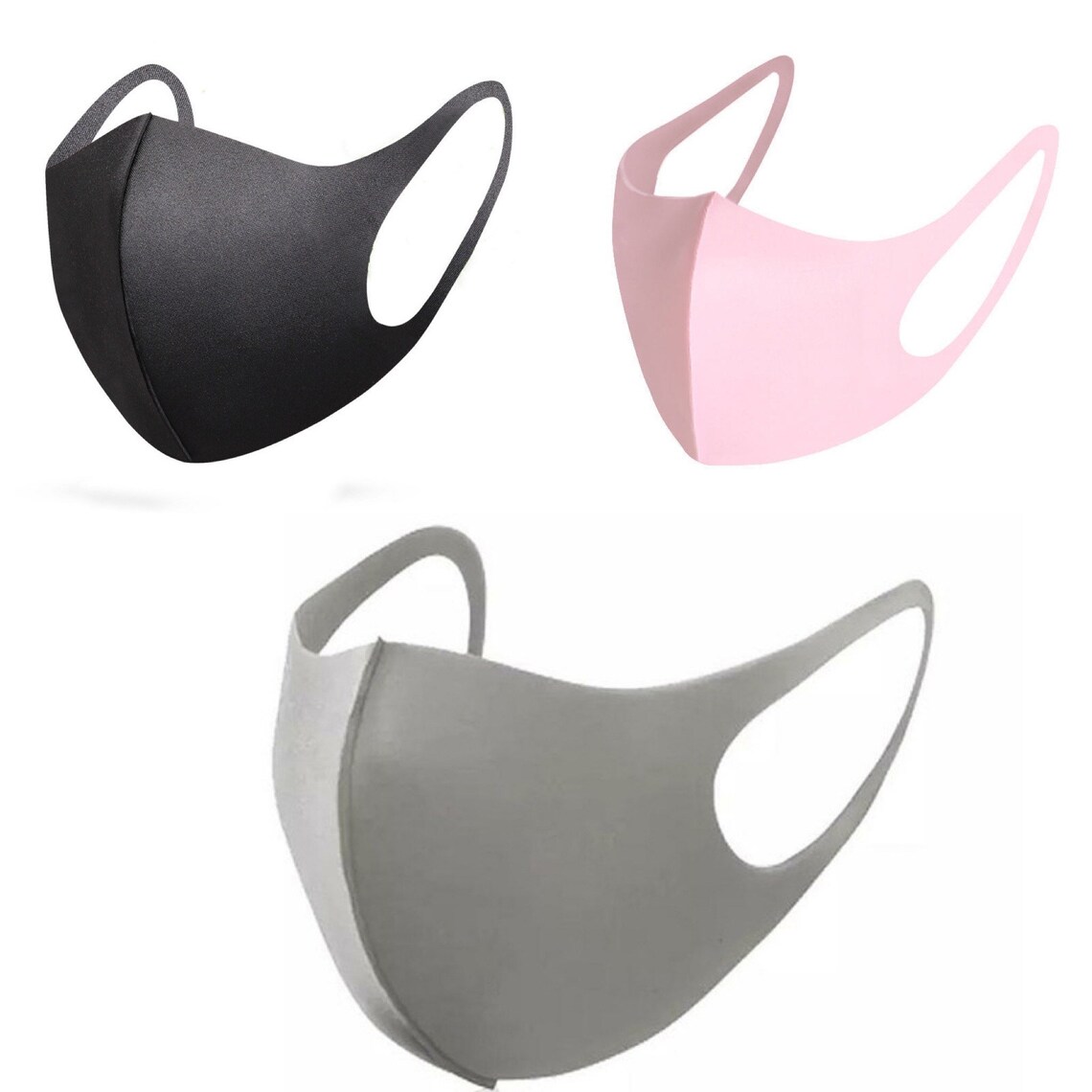 6 Breathable washable reusable face mask 2 Black 2 Pink 2 Etsy