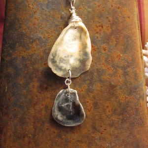 DYNAMENE 2 - Double Oyster Shell Pendant from the Sea Goddess Collection