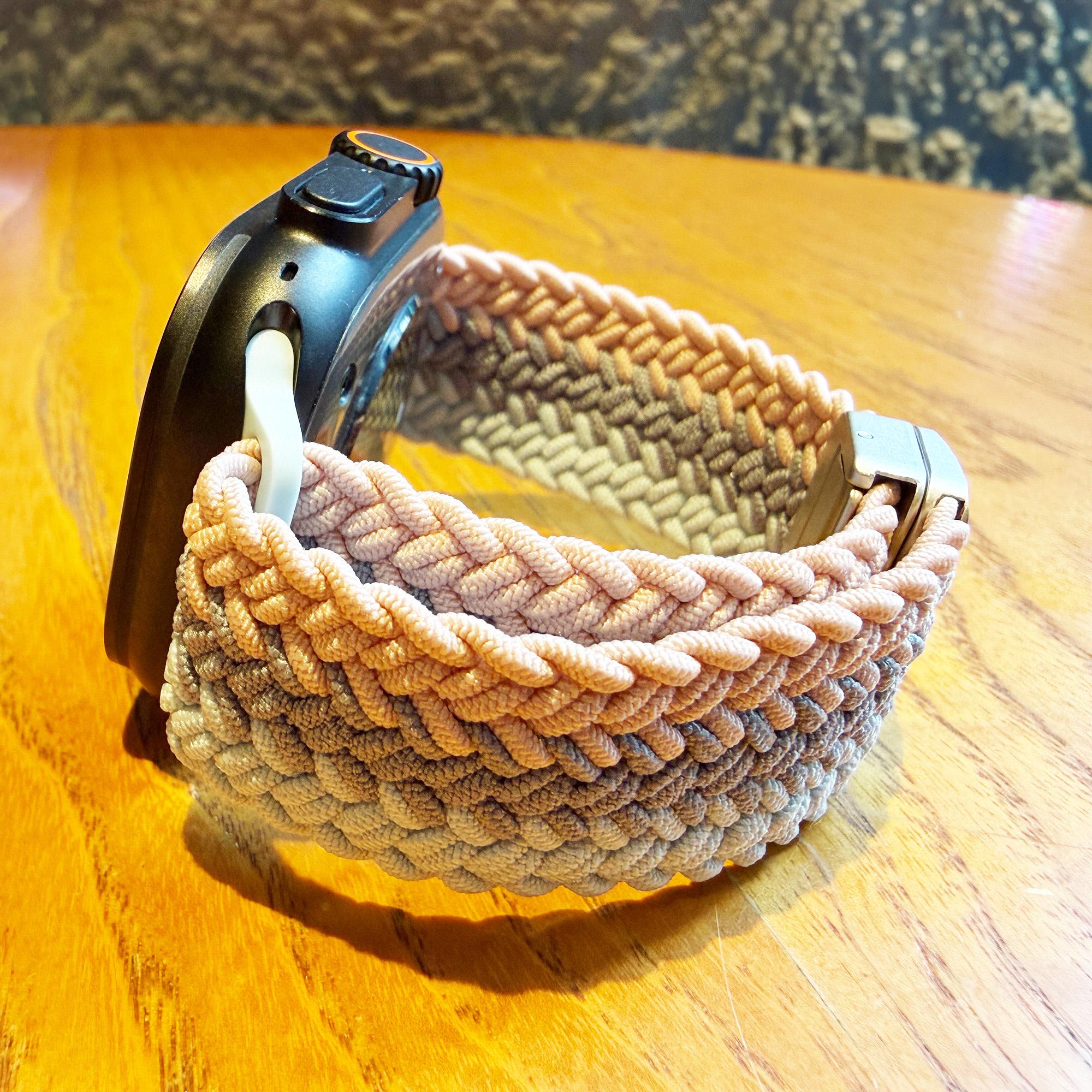 Glitter Leather Snap Cuff Watch Band Adapter in Tan and Silver 1-3_silver_copy_2.jpg?format=  main image 2