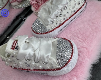 Infant and Toddler Rhinestone Bling Converse