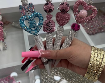 Penna per applicare strass LUX / Strumento per decorare custodie per cellulari, decorazioni fai da te e nail art