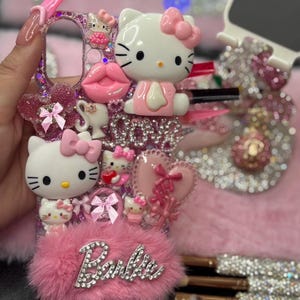 LUX Hello Kitty Junk Case | Sanrio | Phone Case | Handmade Case | Custom Case | Junk Case | Design Case Bild 5