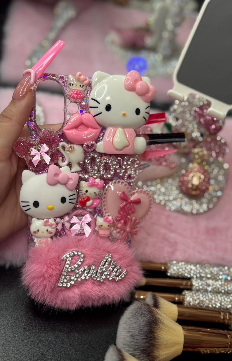 LUX Hello Kitty Junk Case | Sanrio | Phone Case | Handmade Case | Custom Case | Junk Case | Design Case Bild 5