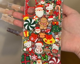 Christmas Junk Case | Sanrio | Phone Case | Handmade Case | Custom Case | Junk Case | Design Case