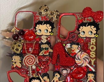 Handmade Betty Boop Phone Case | Custom Junk Case