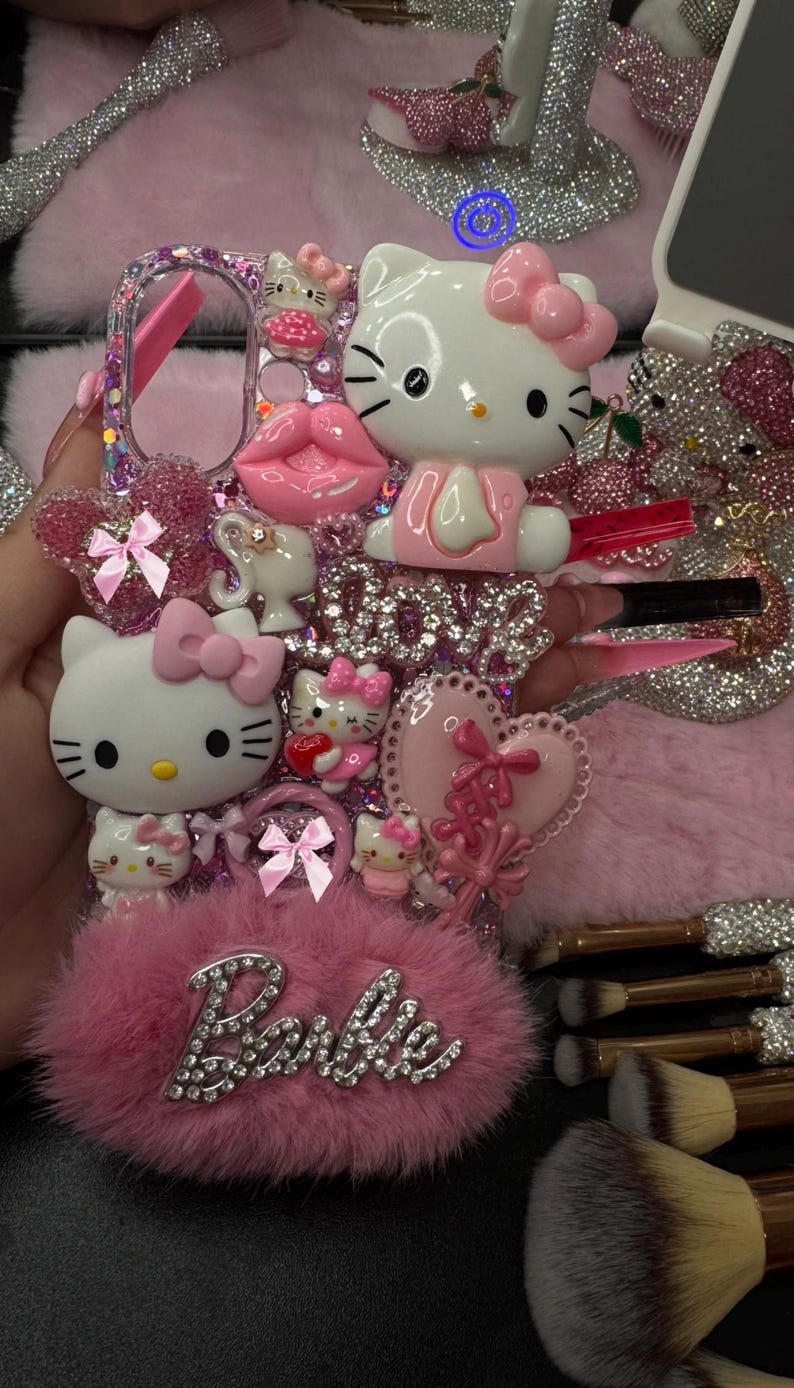LUX Hello Kitty Junk Case | Sanrio | Phone Case | Handmade Case | Custom Case | Junk Case | Design Case Bild 4