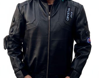 Samurai Inferno Genuine Leather Jacket for Men