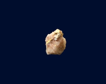 Gold Vein in Rose Quartz from California | Sierra Nevada Mountains Gold Specimen