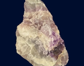 Purple Fluorite Display Stone | Banded Vein Mineral from Pleiades Mine