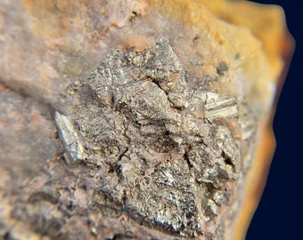 Nevada Silver Ore Quartz with Pyrite Crystals | Virginia City Comstock Lode