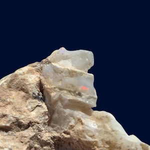 Virgin Valley Nevada Fire Opal – Natural Opal in Matrix – Desert Basin Specimen – 35g