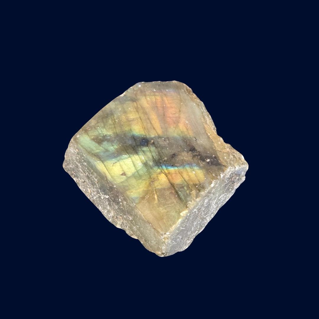 Flash Rocks Labradorite Flash Stone Madagascar Blue Fire Feldspar Mineral Specimen ...