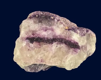 Purple Fluorite Display Stone | Violet Core Mineral from Pleiades Mine
