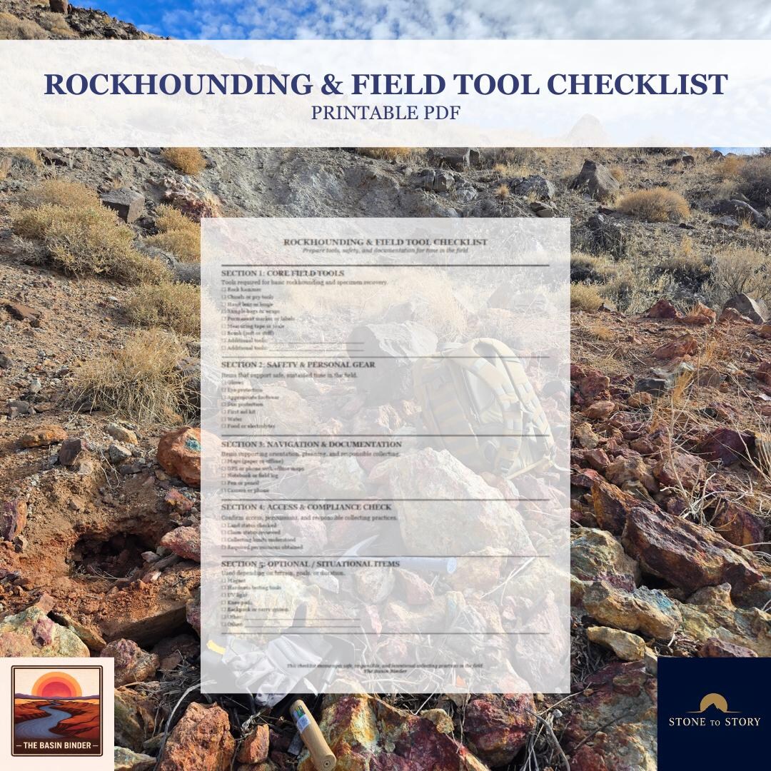 Rockhounding & Field Tool Checklist | Prepare Tools Safety and ...