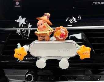 Soporte para teléfono de coche DIMOO Kawaii, soporte para rejilla de ventilación de coche DIMOO World, decoración interior de coche de anime, regalo para ella.
