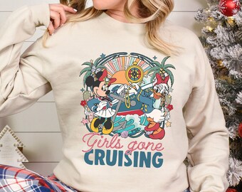 Mini Daisy Cruise Trip Sweatshirt Disney Girls Besties Cruising Matching Crewneck Hoodie Vacation 473527