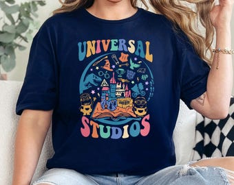 Camiseta vintage de Disney Universal Studios, camiseta retro de Disneyworld para viajes familiares, parque de aventuras, 472722