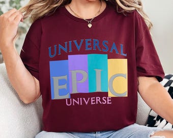 Camiseta retro de Universal Studios Epic Universe Trip Family Vacation, 472794
