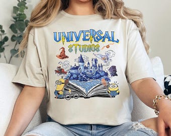 Camiseta vintage de Disney Universal Studios, viaje a Disney, vacaciones familiares en Disneyworld, parque temático, 472730