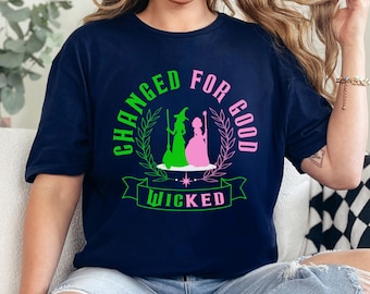 Camiseta "Cambio perverso para siempre", diseño de varita de escoba "Desafía la gravedad", abanico musical de magos 474467