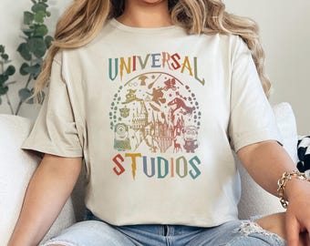 Camiseta vintage de Disney Universal Studios, viaje a Disney, camiseta familiar de Disneyworld, parque temático 472728