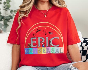 Camiseta de Universal Studios, viaje familiar a un parque temático, universo épico, 472791